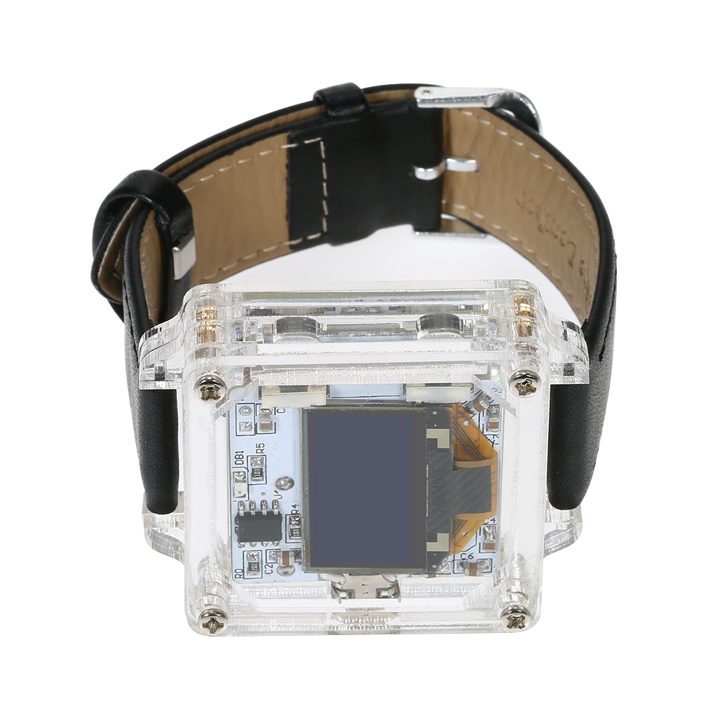 Speciale slijtage gebruik DIY kit Transparant LED Horloge DIY LED Digitale Buis Horloge Elektronische Horloge DIY Kit