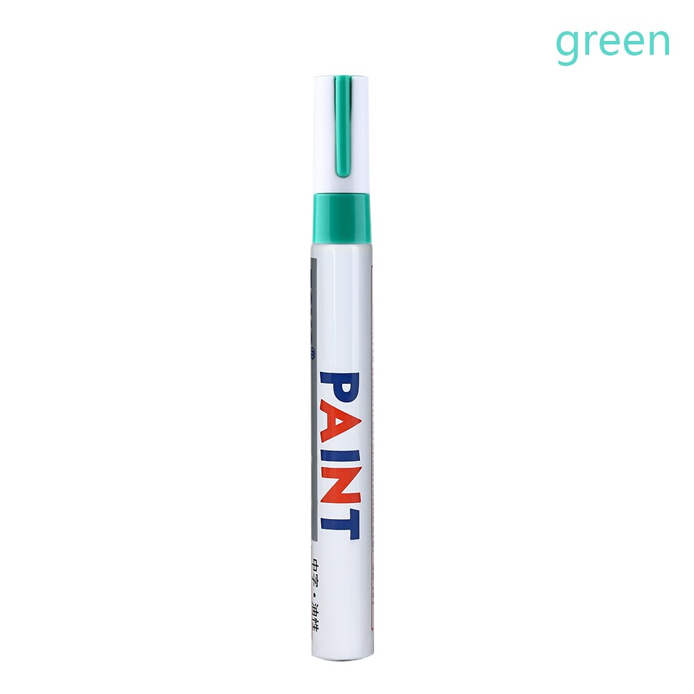 Tire Rubber Metal Glass Wood Stone Waterproof Oil Pen Colourful Oily Marker Paint Pen School Stationery Office Supplies: Green