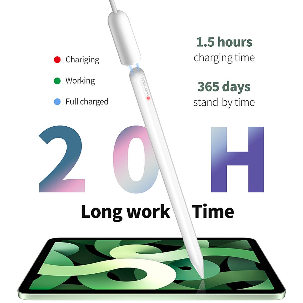 GOOJODOQ 12th Gen crayon pour iPad crayon paume rejet pour Apple crayon 2 1 iPad Pro 11 Air 4 7th 8th crayon