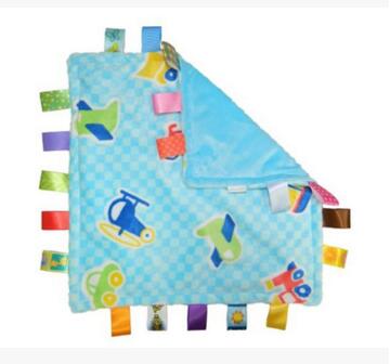 Ultra soft taggies multicolour label baby appease the towel cloth toy placarders: 5