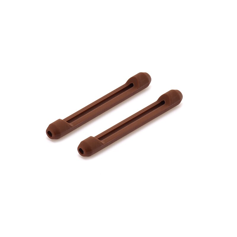5 paia antiscivolo gancio per l&#39;orecchio occhiali accessori per occhiali occhiali da vista impugnatura in Silicone supporto per punte del tempio occhiali per occhiali impugnatura: Coffee