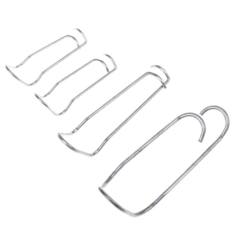 Pipe support fixing clamp Connector Steel Pressing spring Wire clip buckle for garden Greenhouse building Hardware 4Size