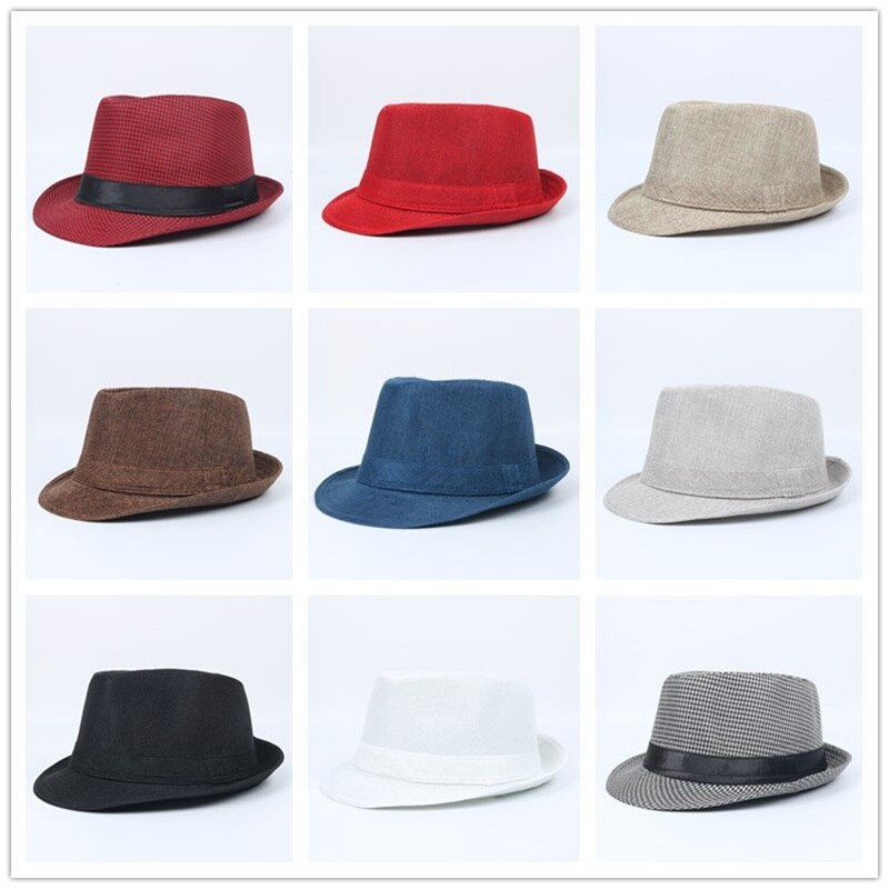 Moda proprietà cappello jazz spiaggia cappello Panama cappelli da suola classici cappello a cilindro fedora retrò uomo donna secchiello unisex Gorras