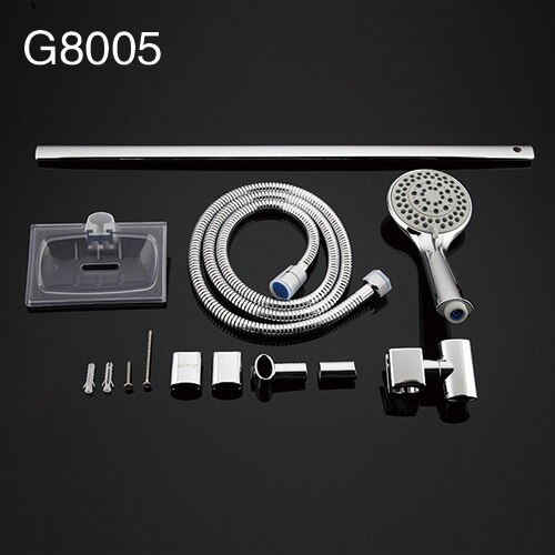 GAPPO shower Slide Bars extension shower bathroom adjustable shower bar Wall Mounted slider bar holder: G8005