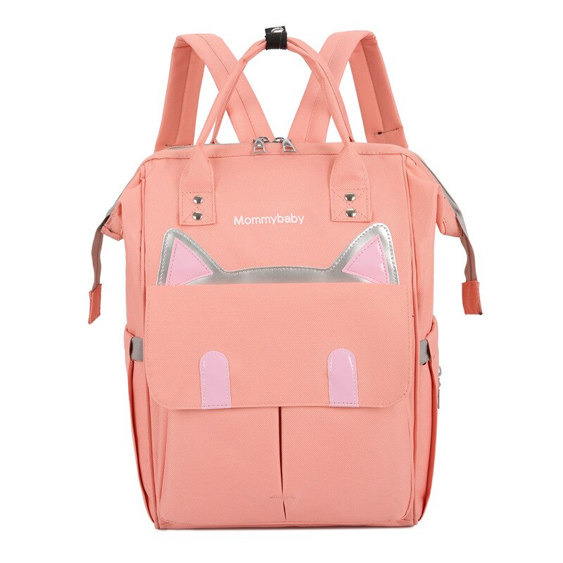 Luiertas Multifunctionele Grote Volume Moeder Moederschap Pakket-Stijl Women's Bag Zwangere Vrouwen Reizen Schouder mother 'S Ba: Cat Pink