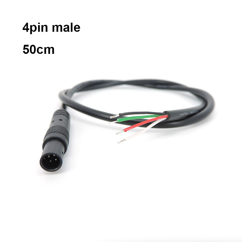 DIY 4/5/6 pin core Jack Car DVR Camera Extension Cable HD Monitor Vehicle Rear View/Back Up Camera Wire Male Female Plug Cord: Beige