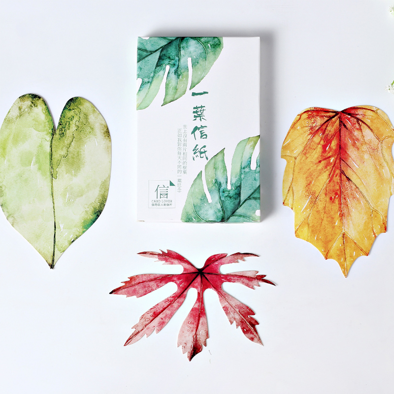 30 Vellen Vintage Bladeren Planten Postkaart Wenskaart Kerst Verjaardagskaart Vrienden Briefpapier
