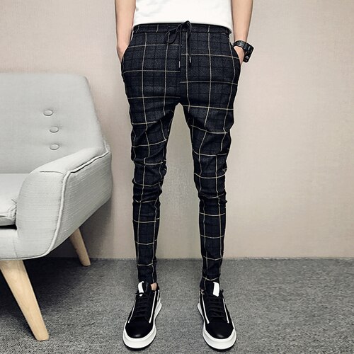 Pantalones de chándal elásticos para hombre, de algodón puro, ajustados, a la , para ocio, estilo,: 31
