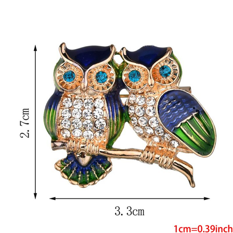 Eule Broschen für Frauen Jahrgang Stil Elegante Hochzeit Stifte Party Brosche