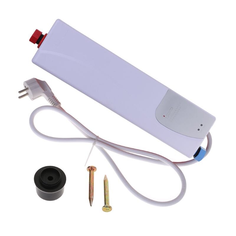 Mini Tankless sofortig Elektrische Wasser Heizung Für drinnen Dusche Schlecht Küche 220V 3000W: Weiß