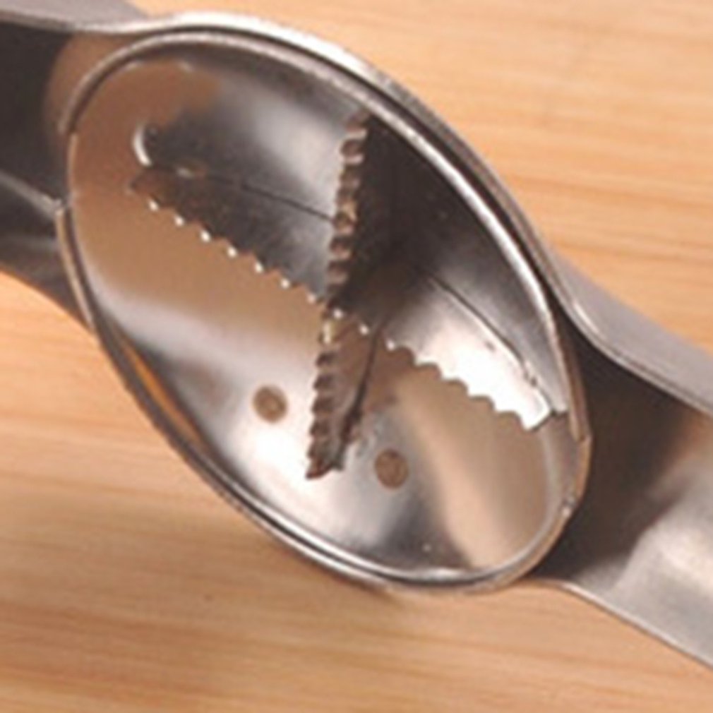 Abridor de nueces de acero inoxidable, herramienta de cocina con pinza para nuez, abridor de nueces, utensilios para cortar