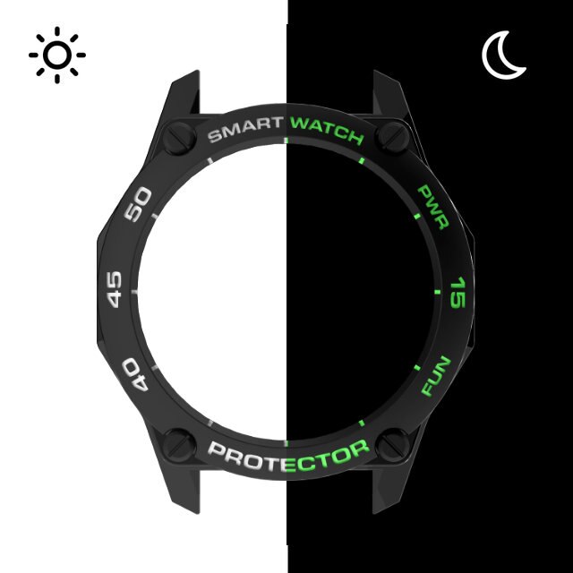 Case for Huawei Watch GT2 46mm Colorful Smart Watches Cover TPU Shell GT 2 46mm Protector SIKAI Sport Accessories for Huawei GT2: Black white