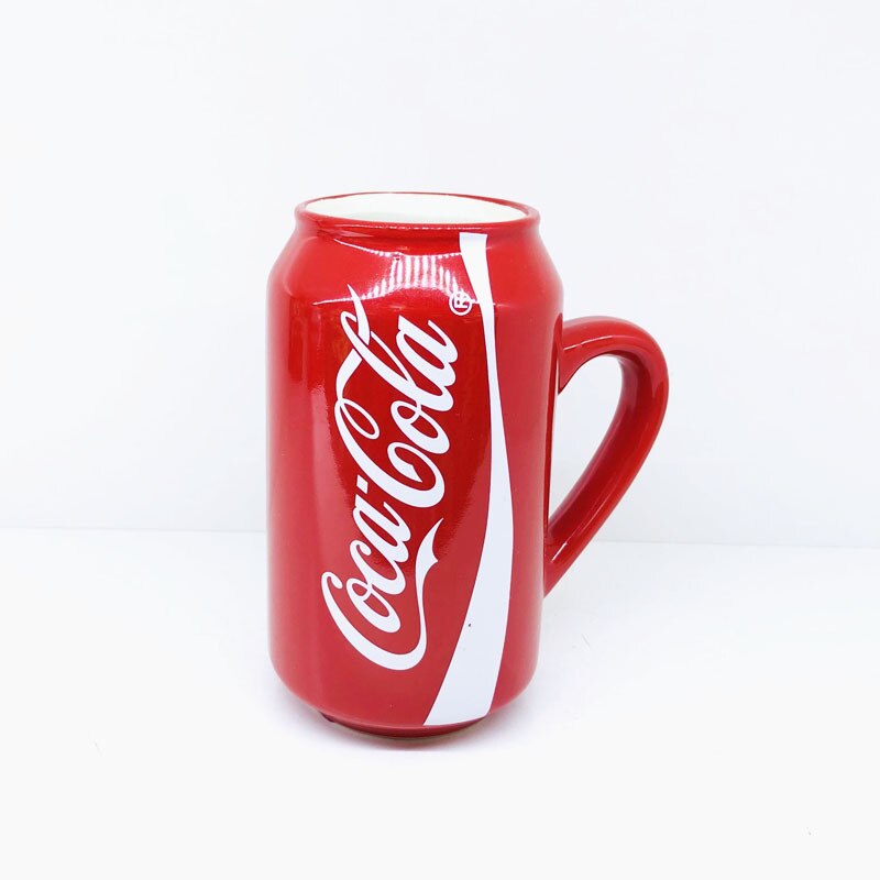 Kaffekopper keramisk rød øl krus koks form cola kop kaffekrus kaffekop til rejsevenner gits