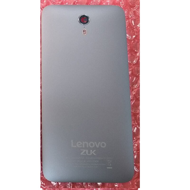 Pour lenovo zuk  z1 z1221, couvercle arrière de la batterie, pièces de réparation du boîtier de la porte pour lenovo zuk  z1, couvercle de la batterie avec lentille et logo: Noir
