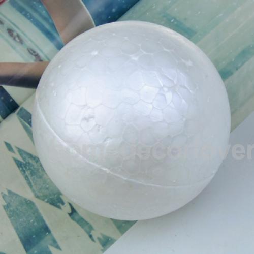 20 Pcs 100 Mm Modelling Polystyreen Piepschuim Foam Ball Wit Craft Ballen Voor Diy Christmas Party Decoratie Benodigdheden