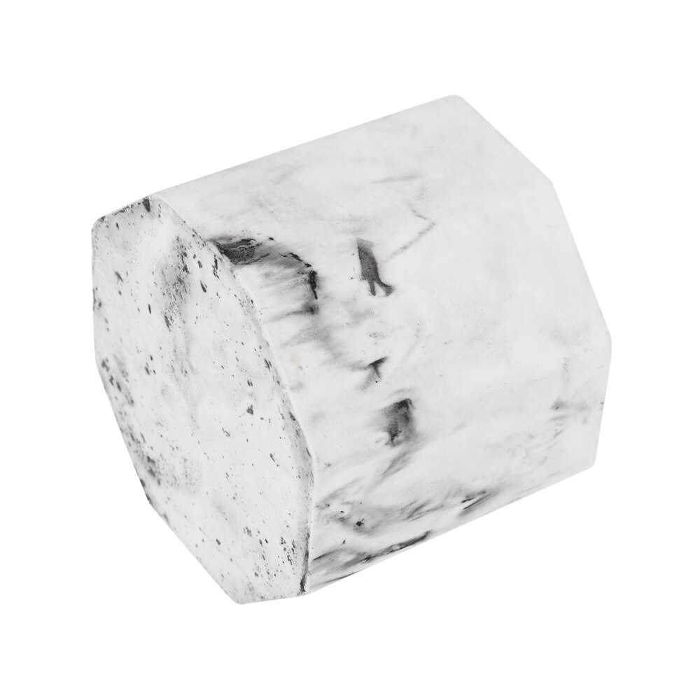 1pc Candle Cup Marbling Pattern Eight Angle Candle Cups Decorative for Home