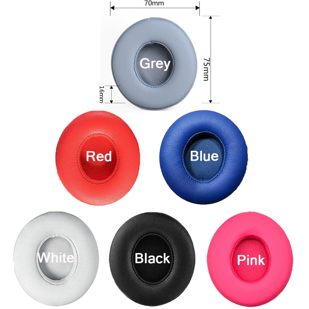 Funda ultrasuave para Beats Solo 2, repuesto de almohadillas para auriculares inalámbricos, funda de repuesto para Beats Solo 3