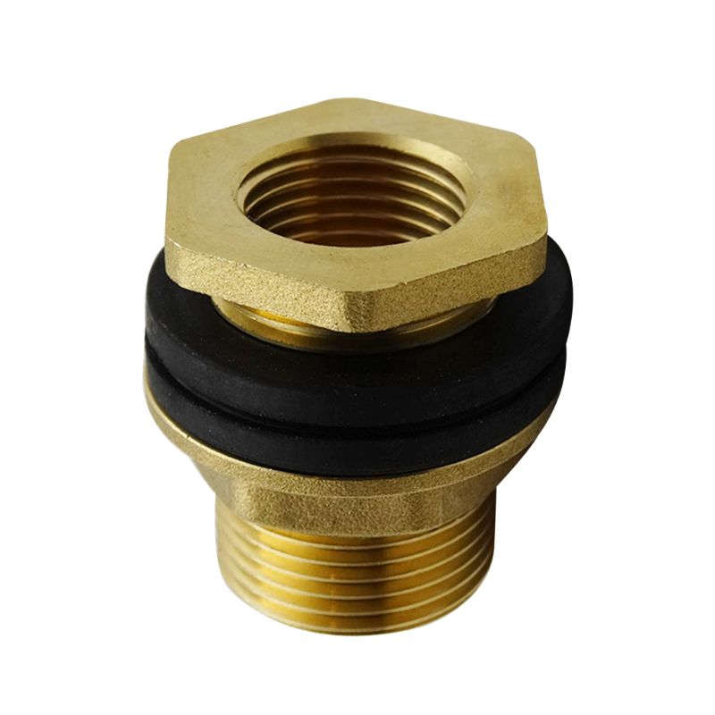 Rosca interna 1/2, rosca interna 3/4, rosca externa, Conector de tanque de agua de latón, tubo recto, tipo manguera para tanque de agua, adaptador