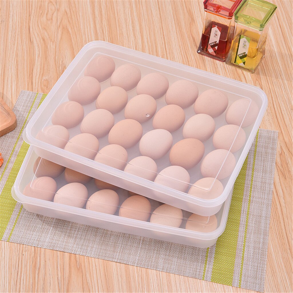 Eieren Luchtdichte Plastic Storage Case Koelkast Voedsel Dumplings Eieren Luchtdichte Opslag Container Plastic Doos Space Saver #25