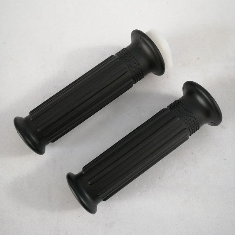 Moto 1 paio nero acceleratore acceleratore maniglie bar manopole (L + R) misura per Yamaha PW80 y-zinger MX100 MX80 AT1 CS3 CT1 DS