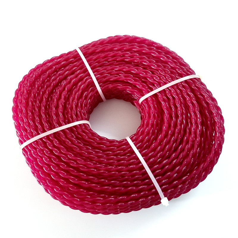 3Mm Bosmaaier Strimmer Lijn Maaien Nylon Trimmer Touw Maaien Draad Ovale Nylon Stro Touw 60M Gazon maaier Accessoire