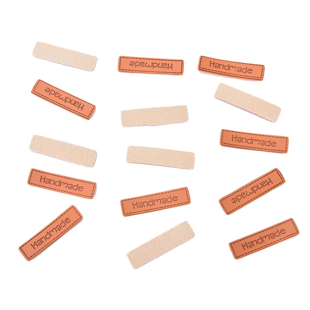 2 Stuks Lederen Label Handgemaakte Patchwork Diy L... – Grandado