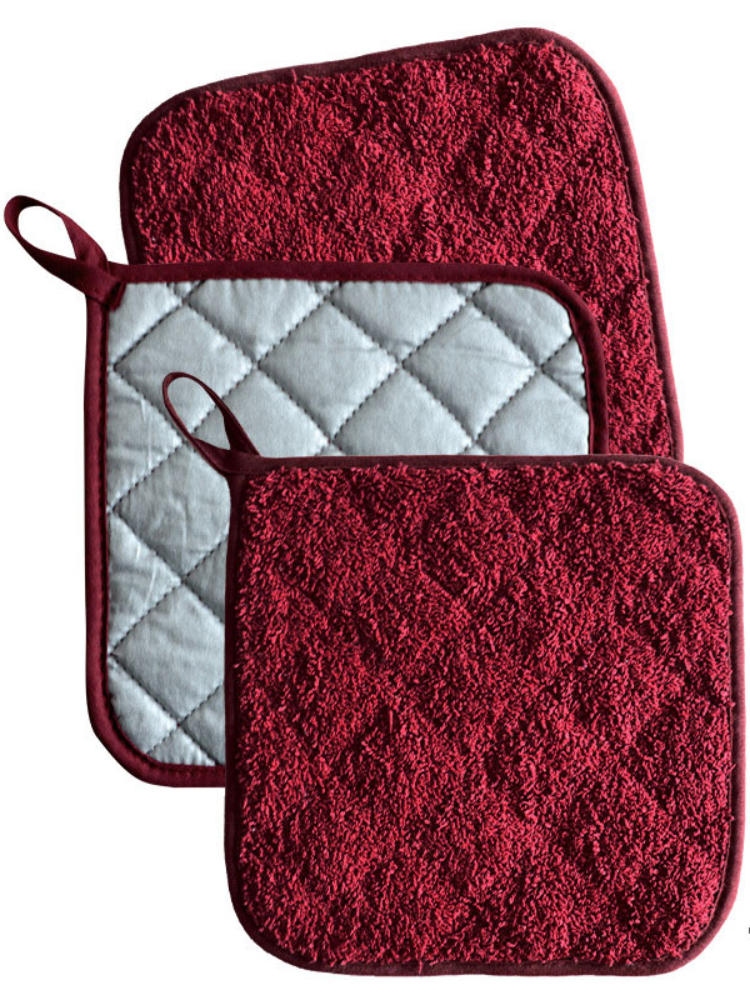 Soportes para ollas y toallas resistentes al calor, soporte para alfombrilla antideslizante de algodón, almohadillas calientes, manteles individuales para mesa, accesorios para cocina y hornear