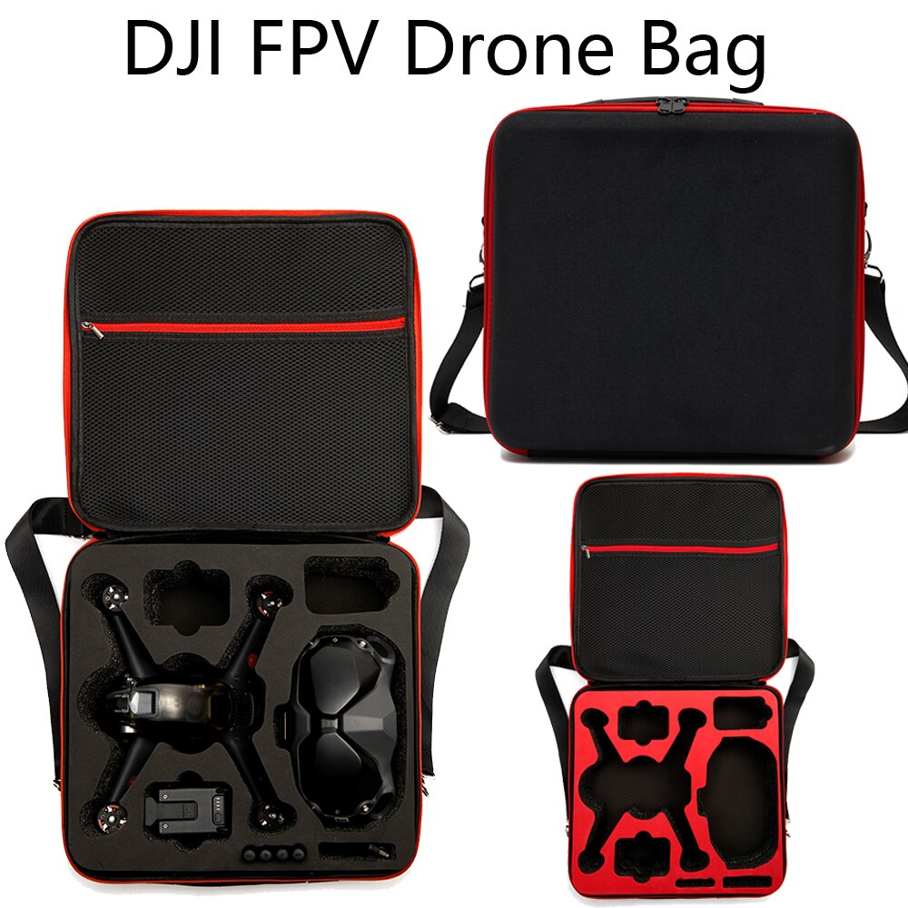 Portátil caso de transporte bolsa de ombro para dji fpv combo v2 óculos controle remoto acessórios saco armazenamento caixa