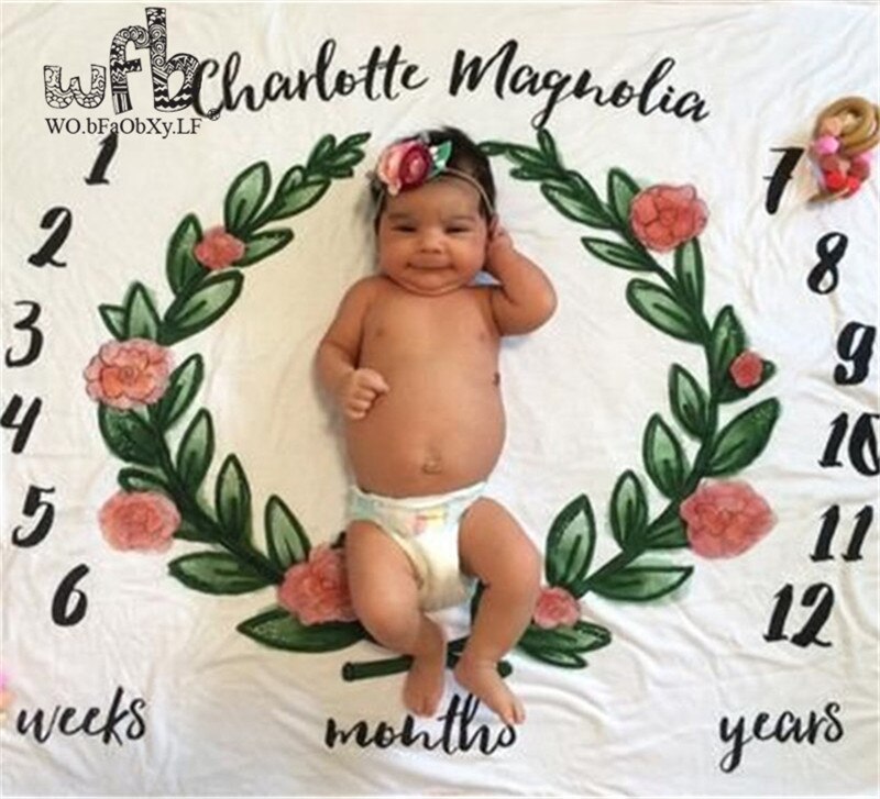 Retail Receiving Blanket for Children photography baby girls boys