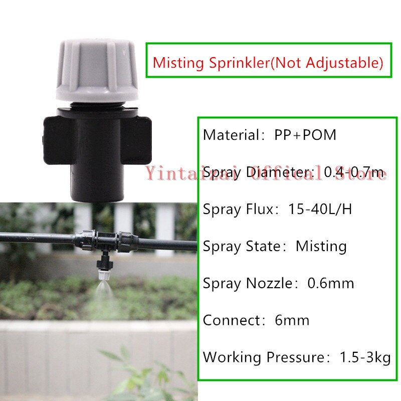 10/15/25m Misting Sprinkler Set With Water Timer Garden Drip Irrigation System Plant Automatic Dripper Gardening Watering