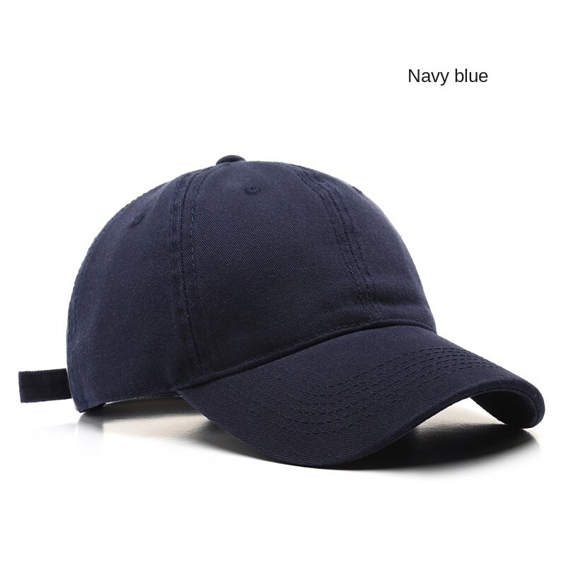 SLECKTON Neue Baumwolle Baseball Cap für Männer und Frauen Hysterese Hut Solide Papa Hut Gewaschen Einstellbar unisex: Navy