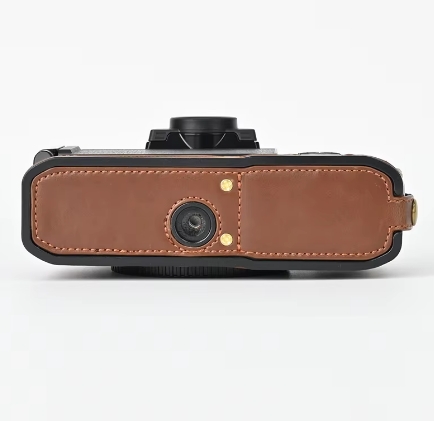 PU Leather Camera Case Half Bag Body With Wrist Strap For Nikon ZFC Z30 Z50