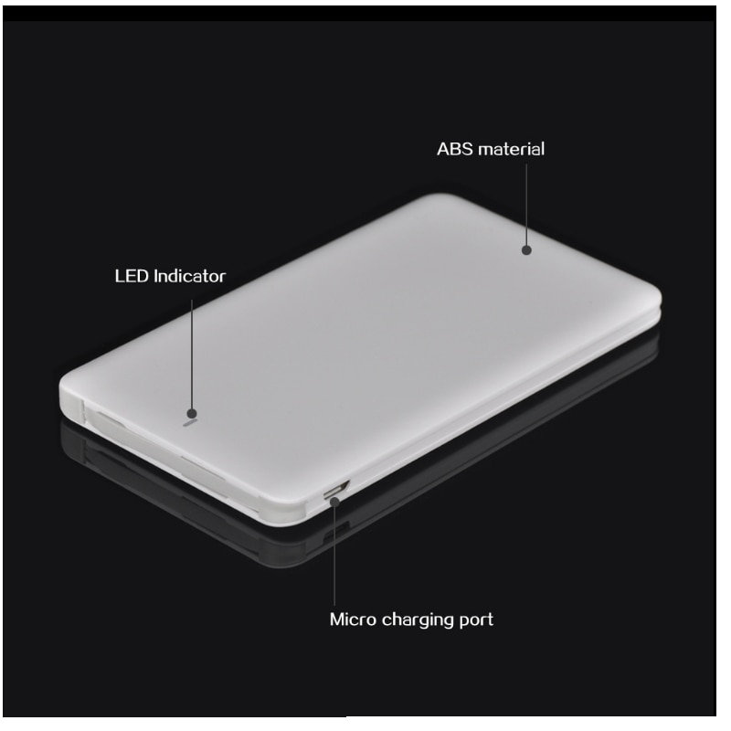 6000mah polymer power bank good portable charger external battery bank for iphone samsung xiaomi all phones