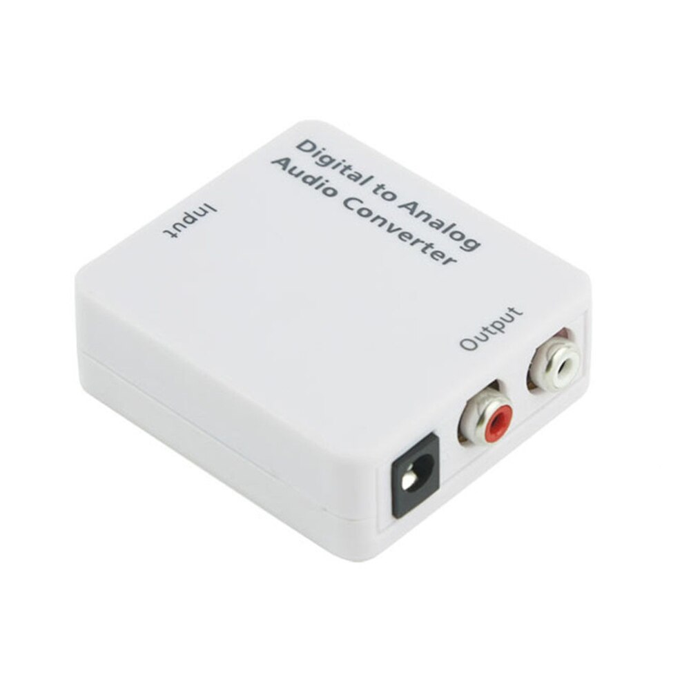 dauerhaft Digital Zu Analog Audio- Konverter TOSLINK Praktische Hause Tragbare Stecker Zubehör Adapter USB Hafen Optische Koaxial
