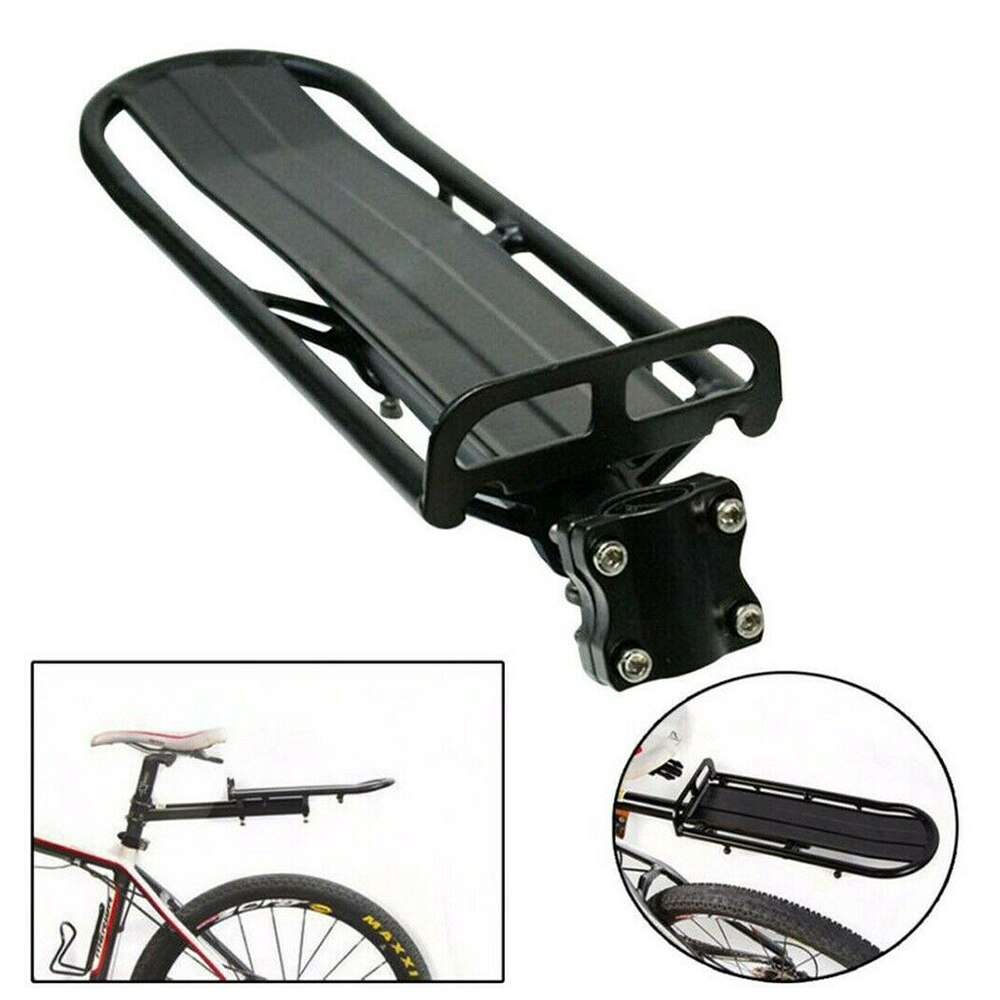 Fietszadelpen tashouder standaard fietsbagage bagagerek plank fietsendrager voor 20-29 inch fietsen met montagegereedschap