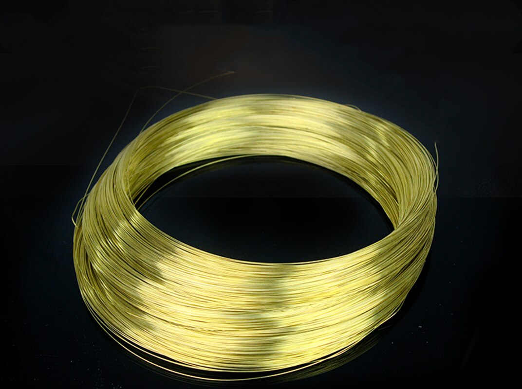 0.3/0.4/0.5/0.6/0.7/0.8/1.0/1.2/1.5/1.8/2.0/2.5/3.0/4.0/5.0 mm Brass Copper Wires Beading Wire h62