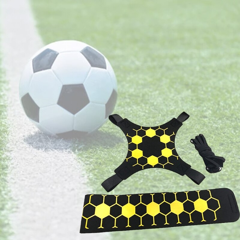 Verstelbare Voetbal Kick Trainer Voetbal Trainingsapparatuur Voetbal Trainer Solo Praktijk Assistance Elastische Riem