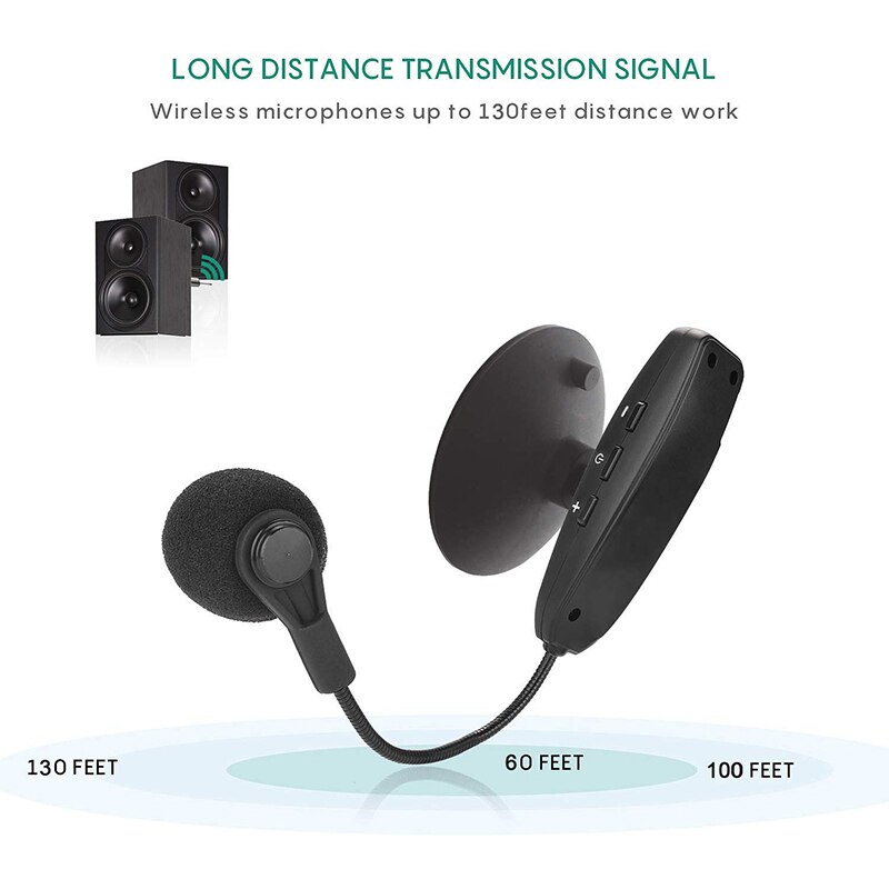 Wireless Instrument microphone Suction Cup Condenser Mic for Cello Violin Guitar Bass Stringed Instrument