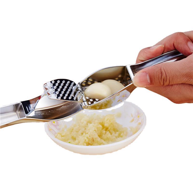 Multifunctionele knoflookpers van roestvrij staal, knoflookpers van zinklegering, keukengereedschap, knoflookpers