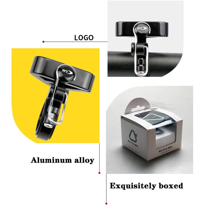 N+1 Triangle Bell 50th Anniversary Edition Bicycle Bell Road Mountain loud Bike Bells