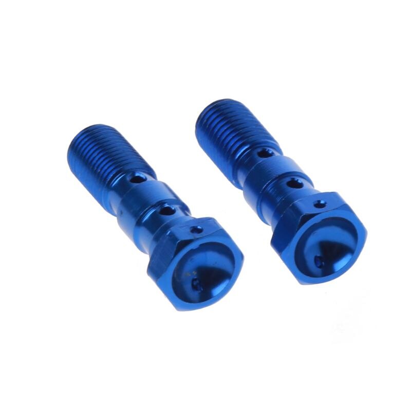 Tornillo de manguera de aceite para cilindro maestro de freno de Moto tornillos de tubo Universal con arandela para motocicleta M10x1.25/M10x1.0