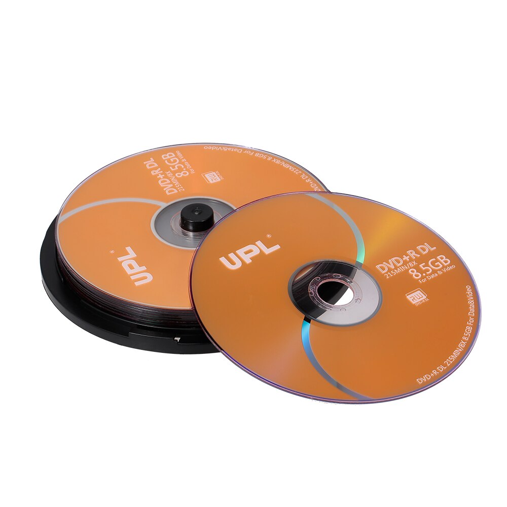 10Pcs 215Min 8X Dvd + R Dl 8.5Gb Lege Schijf Dvd Schijf Voor Data &amp; Video Kunt te Schrijven Herhaaldelijk Voor Storge En Muziek