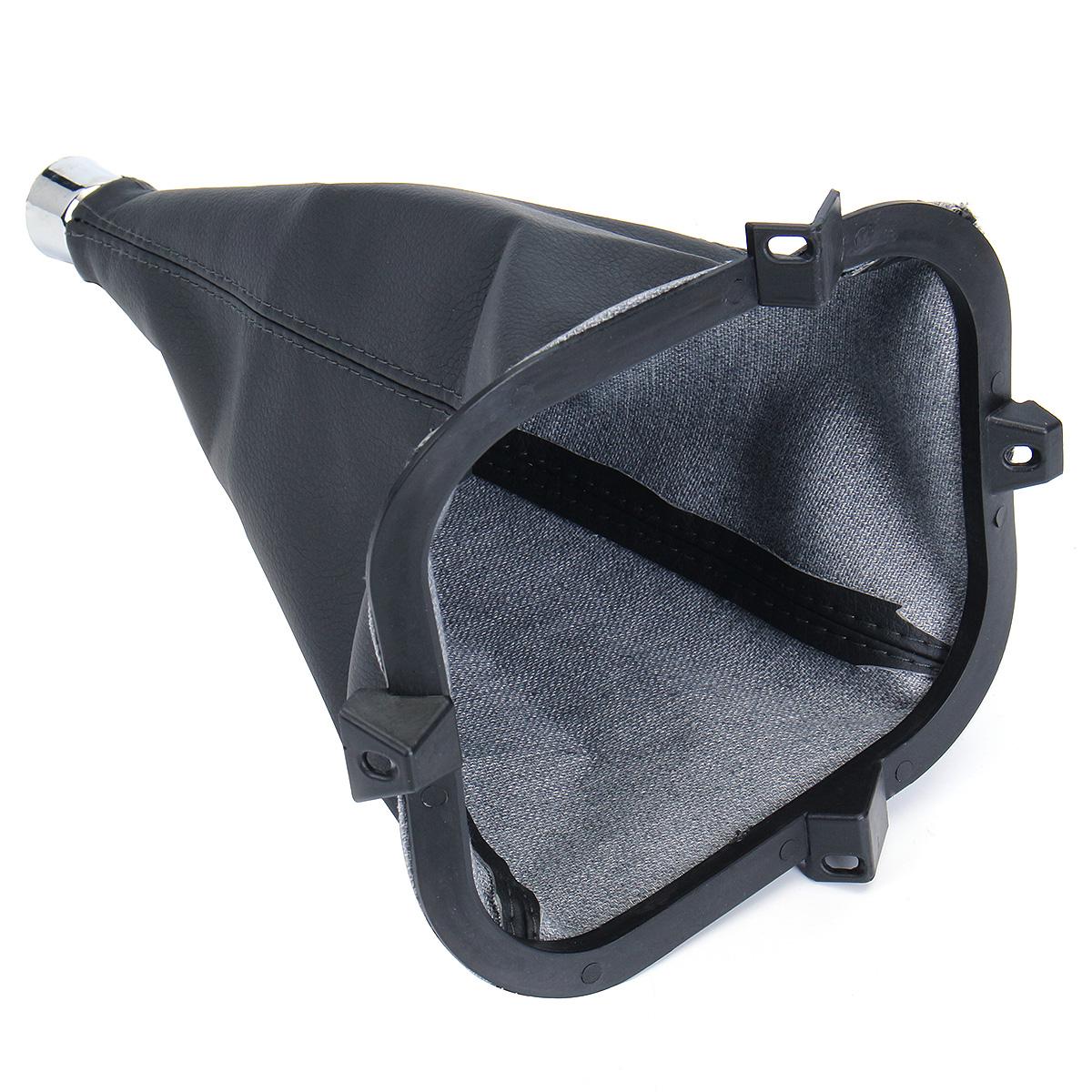 Qiilu Coprigancio Leva Del Cambio In Pelle PU – Sostituzione Per Ford Transit Mk7 (Nero) - 5