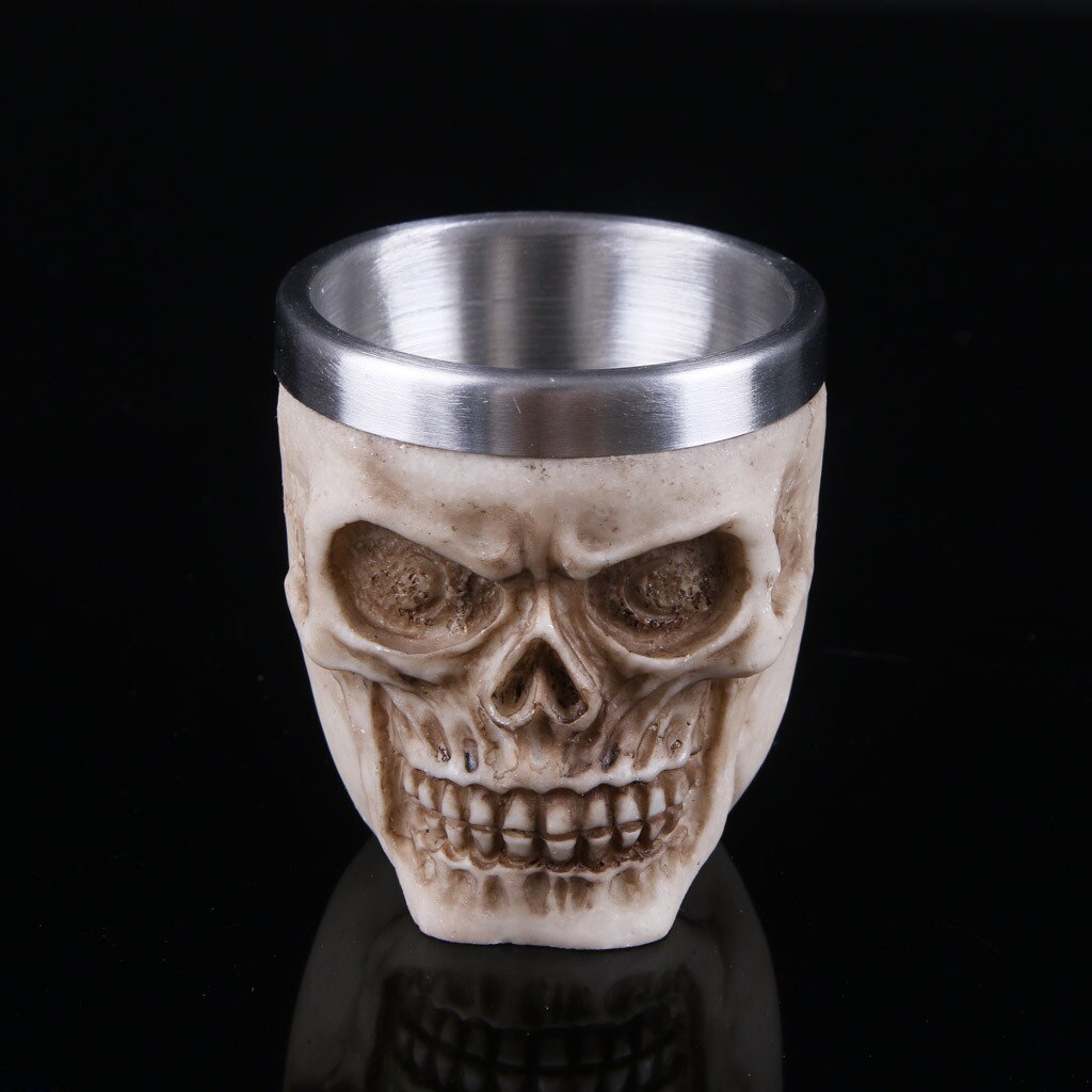 3D Rvs Bier Mokken Keramische Schedel Mok Skelet Grim Knight Gothic Koffie Cups Creatieve Beste Halloween: J
