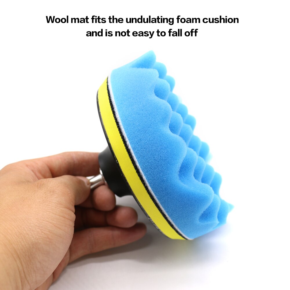 Juego de almohadillas de pulido para coche, 8 Uds., 3/4/5/6/pulgadas, adaptador de taladro, Herramientas Eléctricas M10 M16