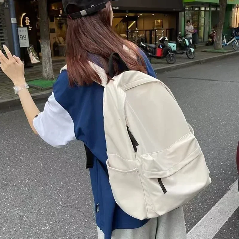 Schwarz Grau Weiß verrotten Vielseitiger Rucksack Hochwertige wasserdichte Reisetasche mit großer Kapazität Waschbare Nylon-Computertasche unisex