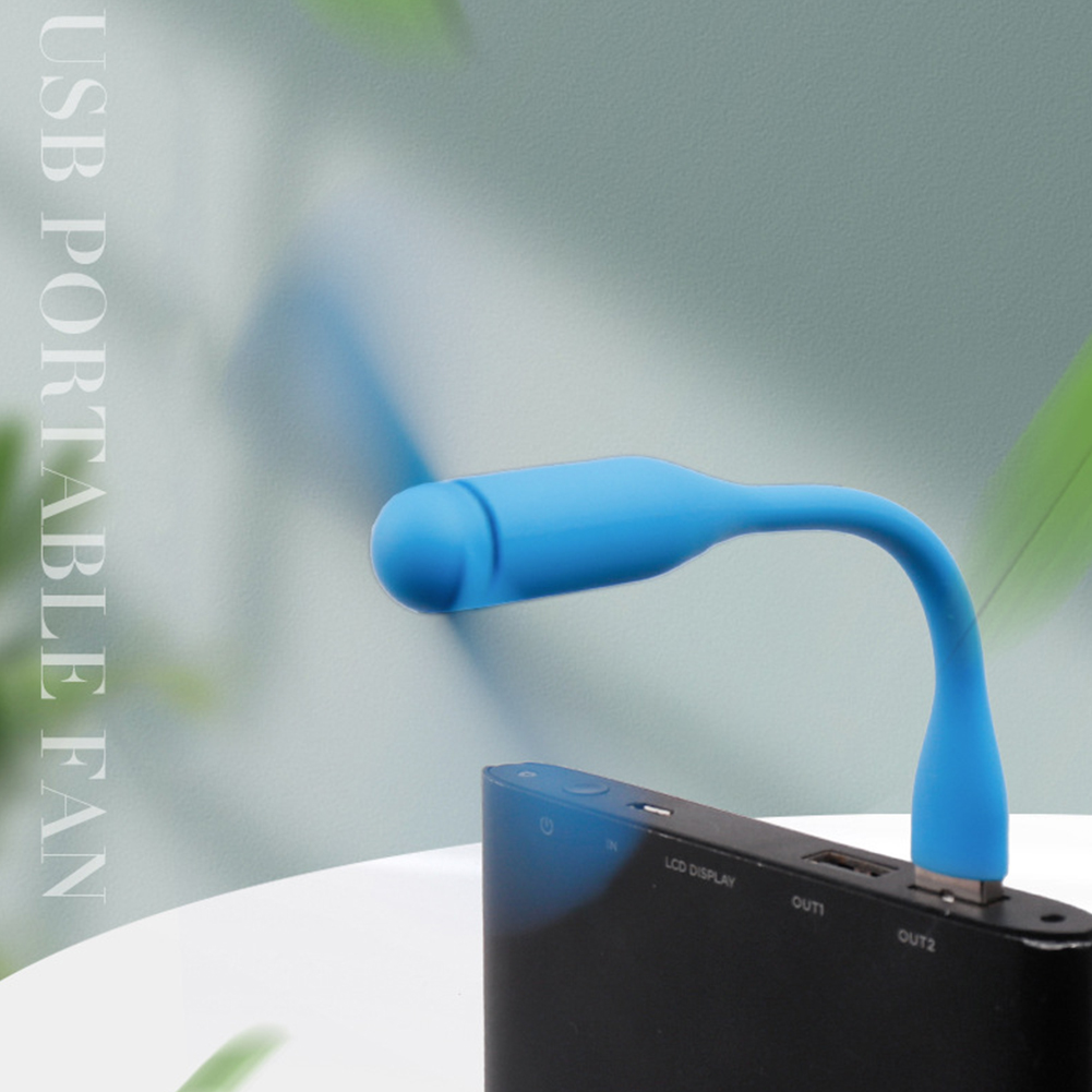 Flexible Portable Mini USB Fan for Power Bank Notebook Desktop Computer Summer Gadgets Summer Travel Cooling Cooler