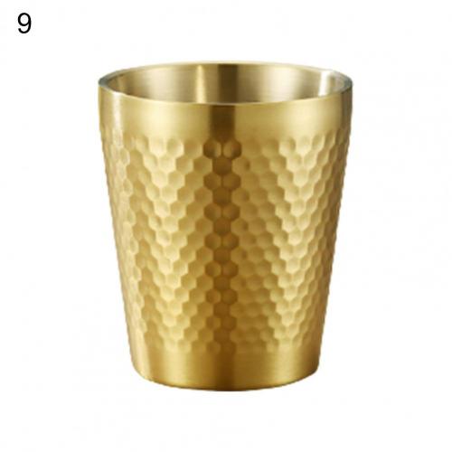Gobelet à thé, 175/300ml, de couleur argent, de supérieure, pour le lait, tasse à thé, empilable, pour les Bars: 9