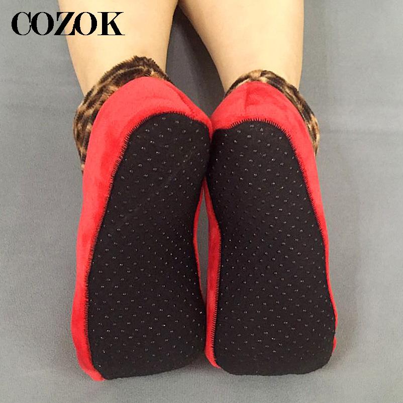 Vrouwen Mannen Zachte Fleece Sokken Thicken Winter Warm Boot Sokken Unisex Mannelijke Elastische Antislip Mode Indoor Vloer Sokken slipper