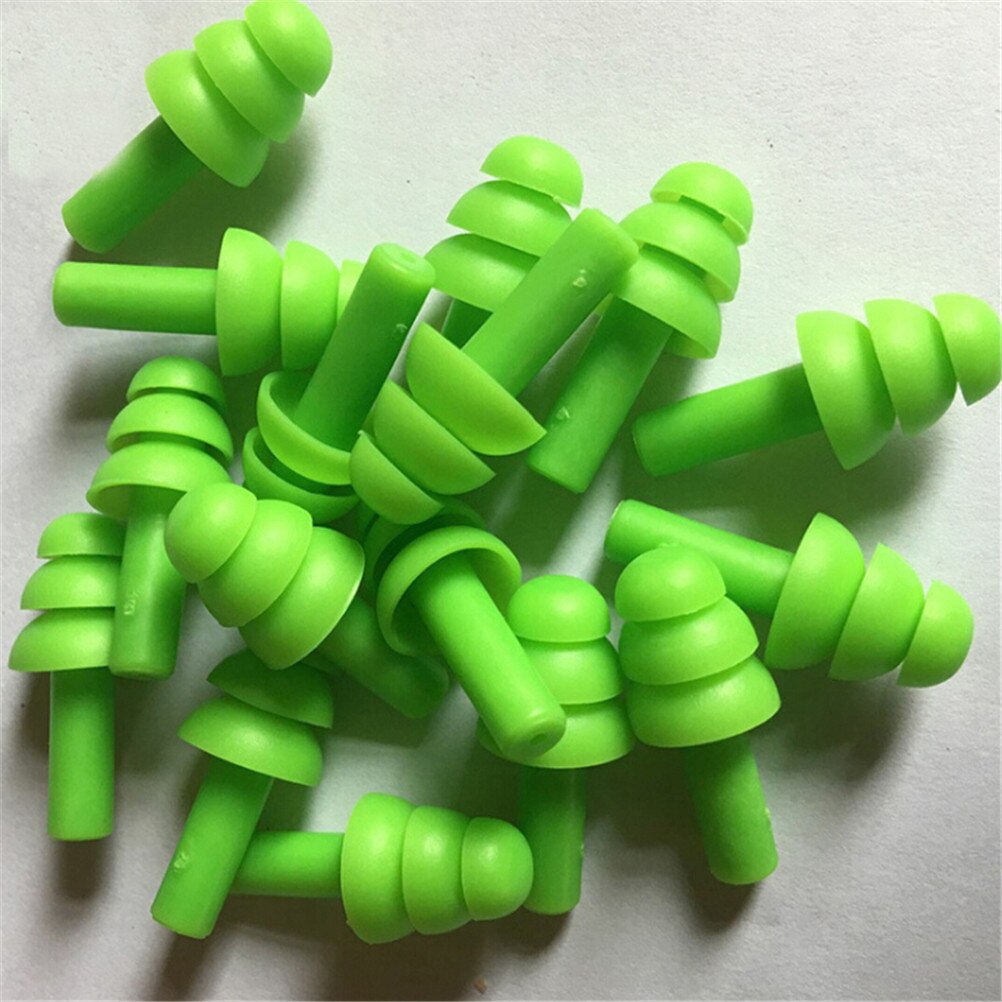 Swimmers Plug 10 pairs Waterproof Swimming Silicone Swim Earplug... – Grandado